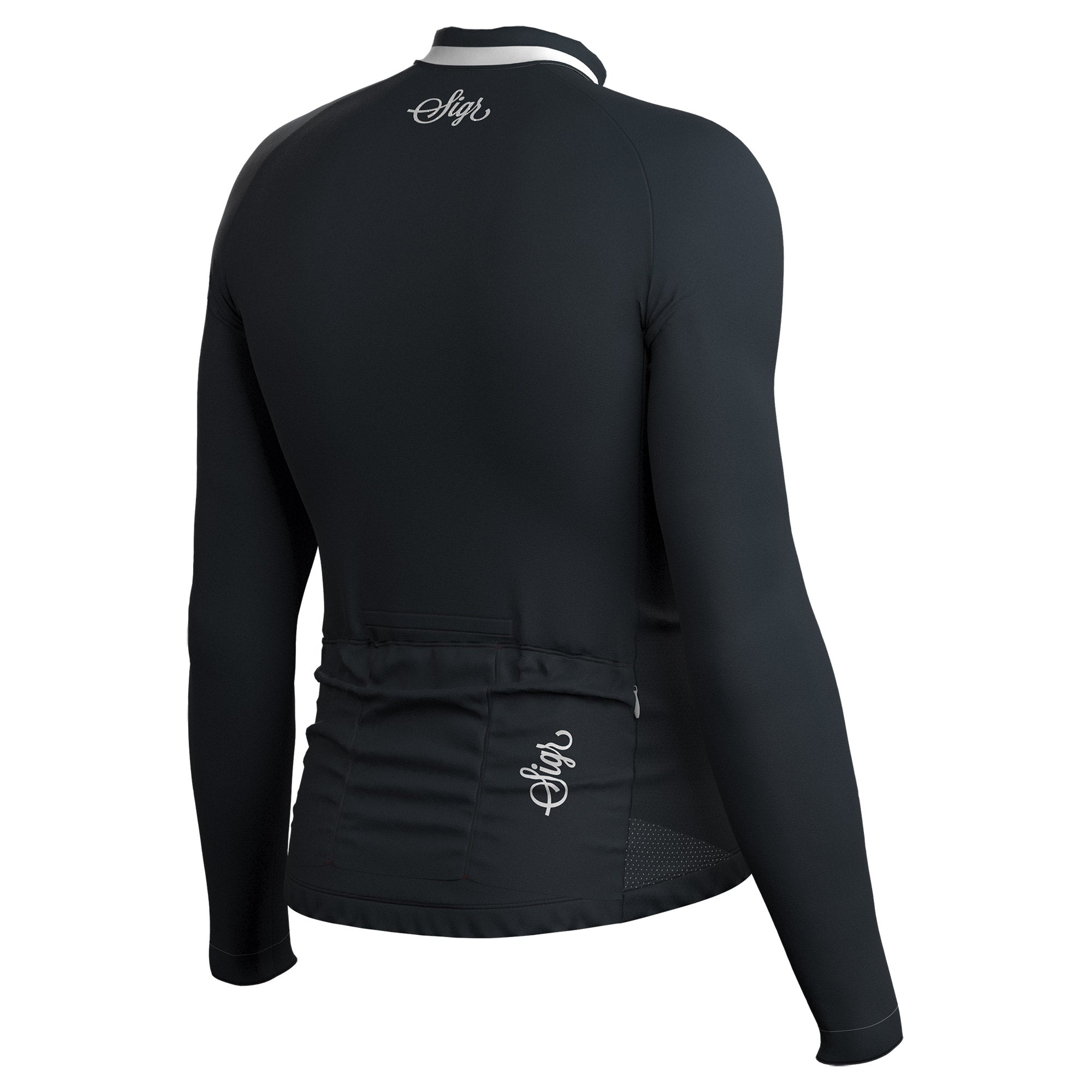 Krokus Black - Warmer Long Sleeved Jersey for Men