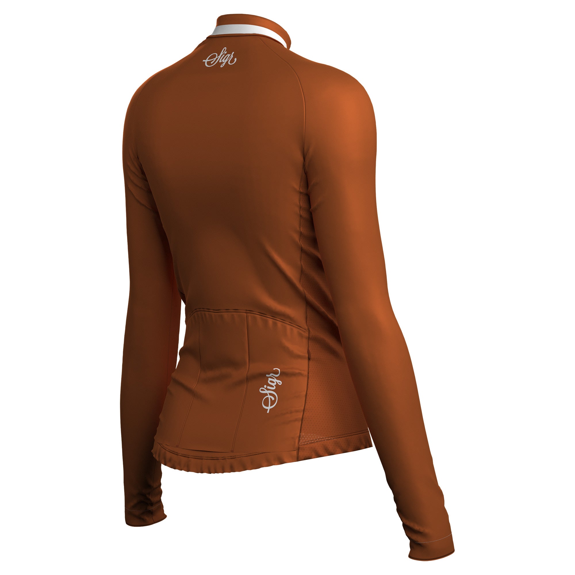Wildflower - Brown Long Sleeved Jersey for Women