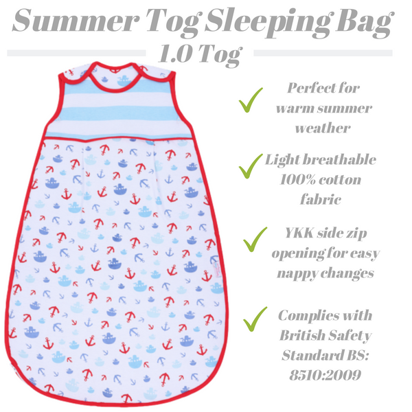 1.0 tog sleeping bag baby