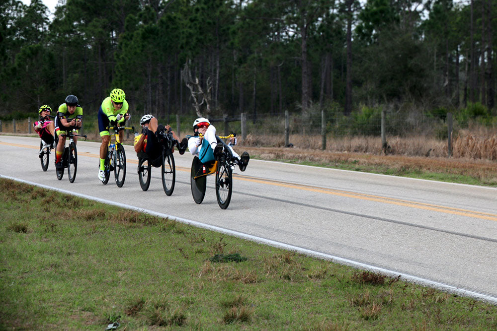 Cliff Federspiel racing Cruzbike V20 to 12-hour course record at Bike Sebring 2022