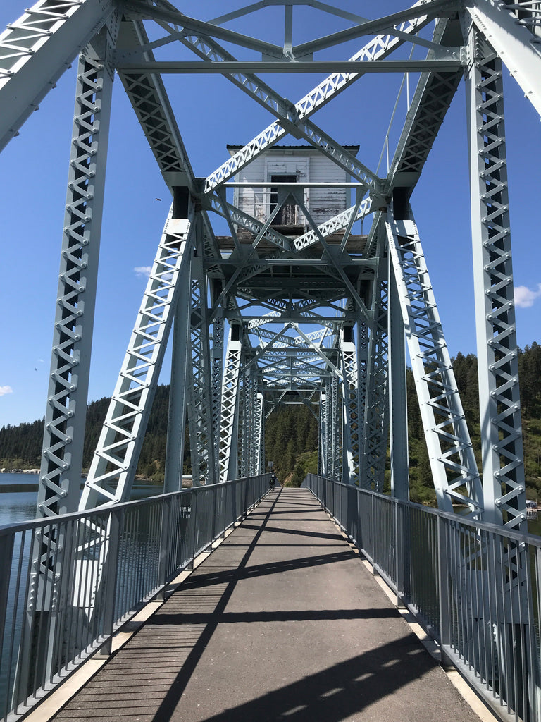 Cycling the Trail of the Coeur d'Alene on a Cruzbike recumbent road bike