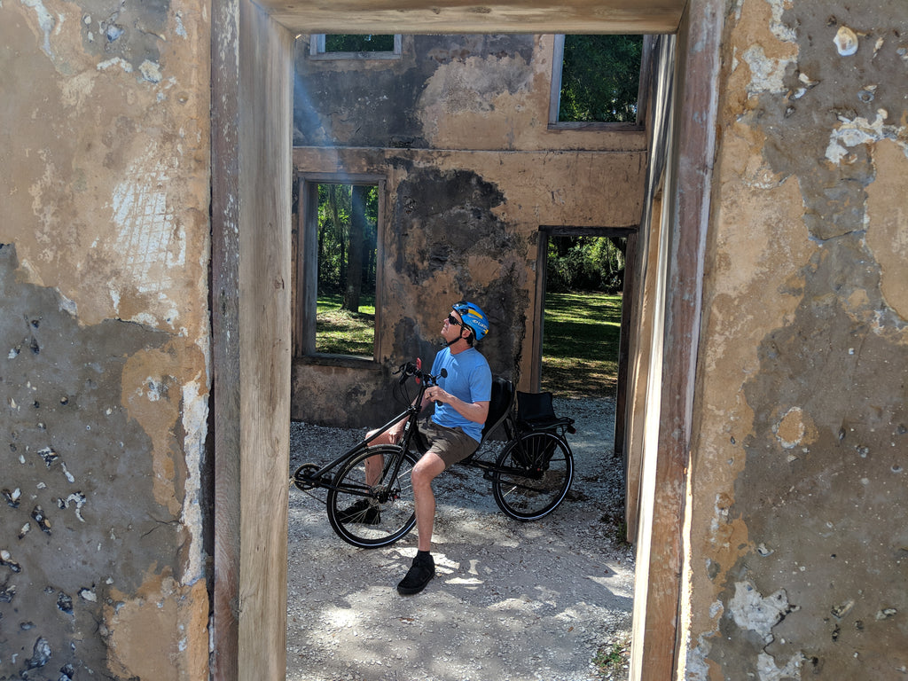 Cycling Jekyll Island GA on Cruzbike recumbent road bike cruisers