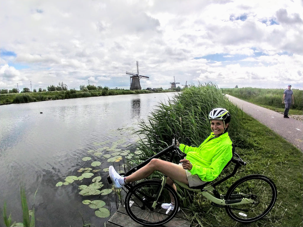 Bicycle touring UNESCO world heritage windmills