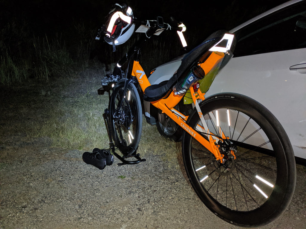 Pre-dawn start on the Cruzbike S40