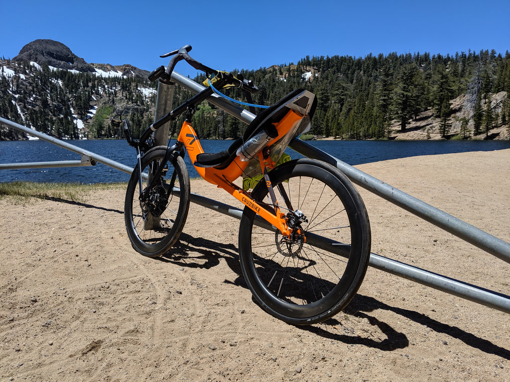 Alpine lakes and the Cruzbike S40