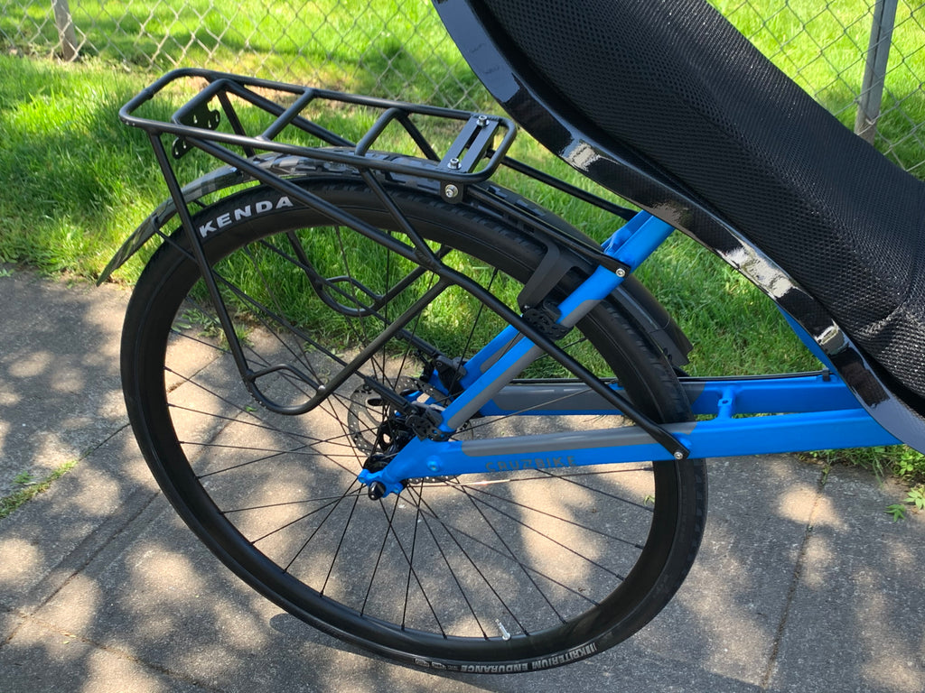 Cruzbike S40 performance recumbent road bike with fenders