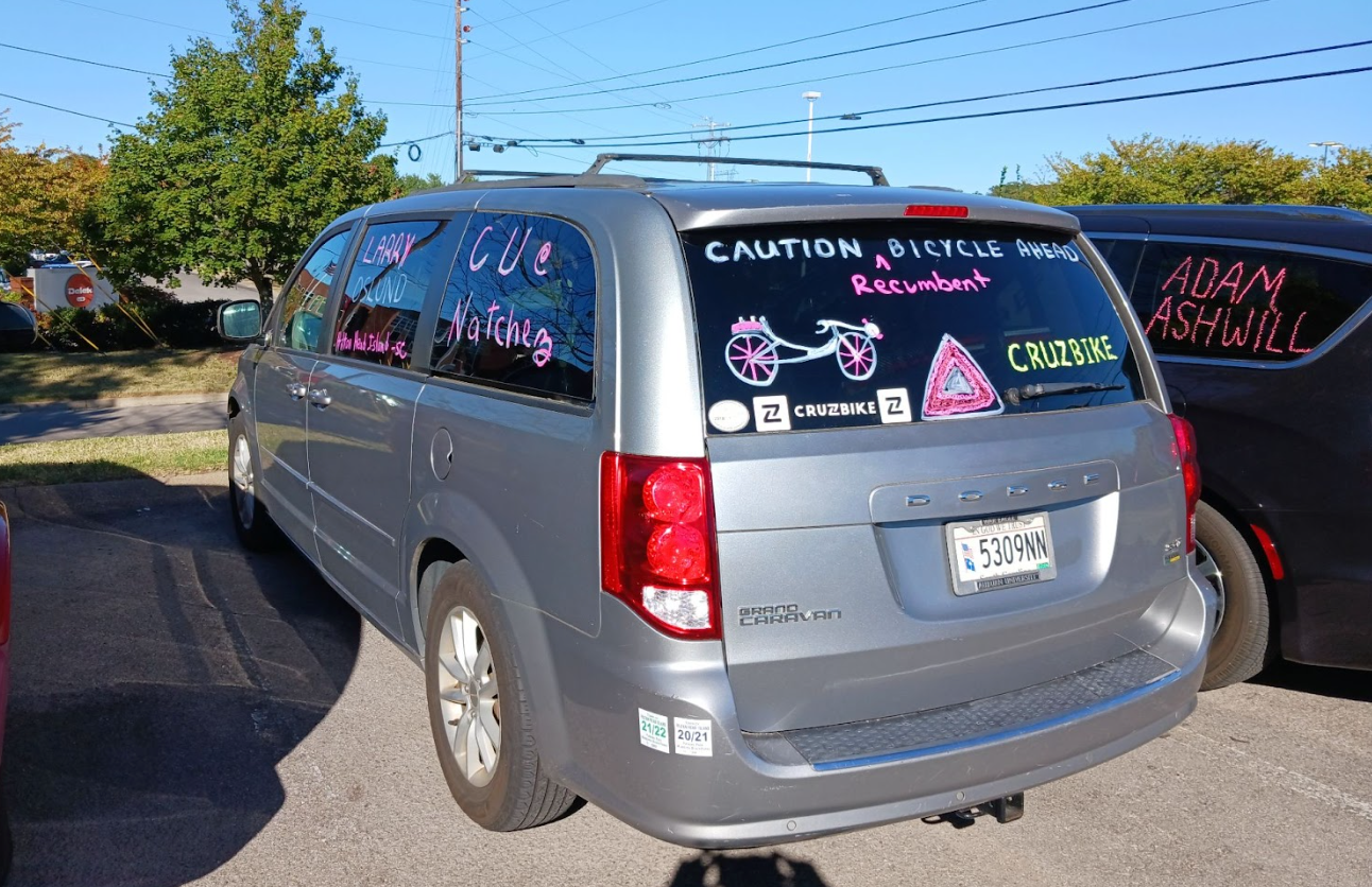 Support vehicle ready for the Natchez Trace 444