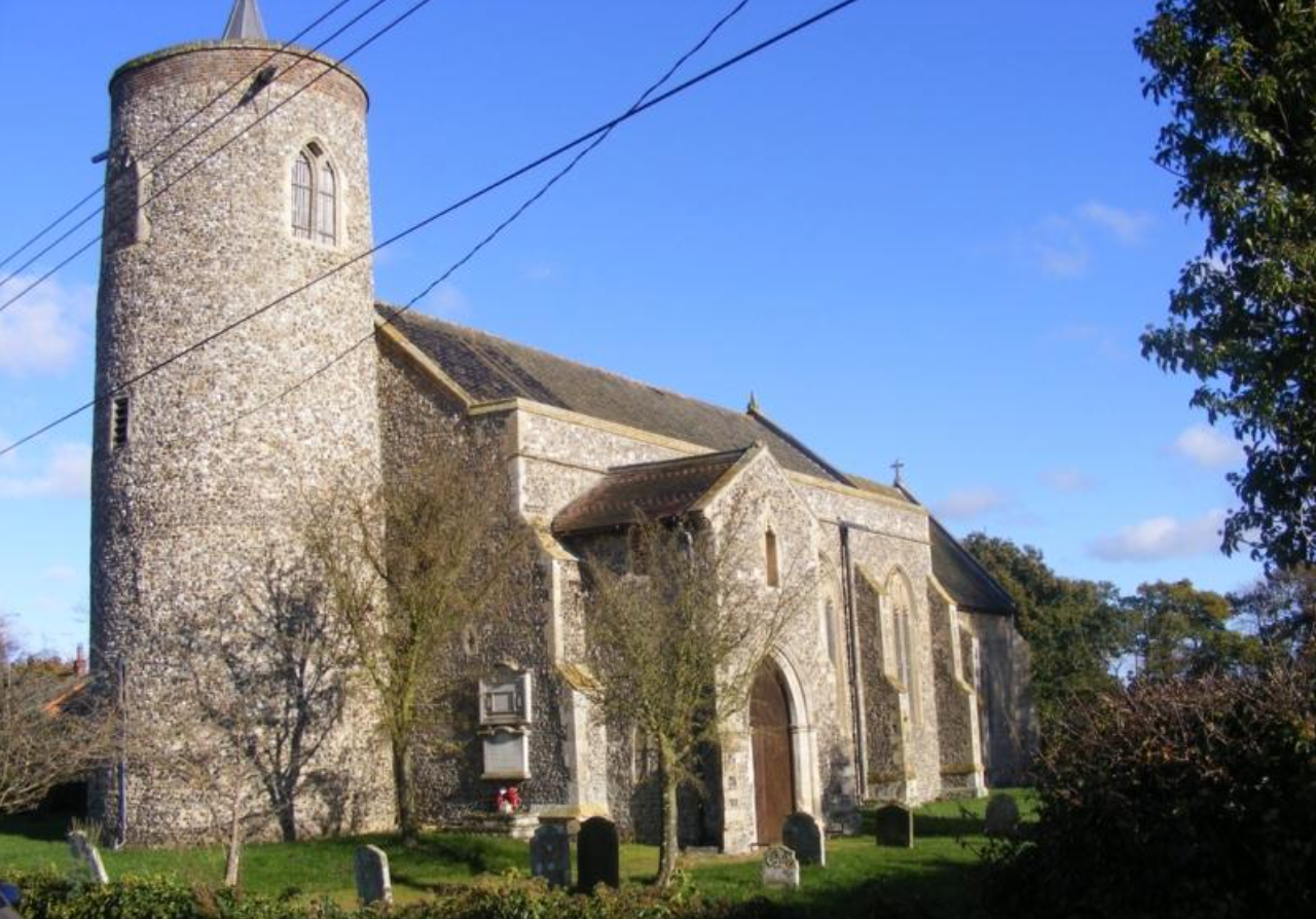 Medieval Church in Norfolk, England