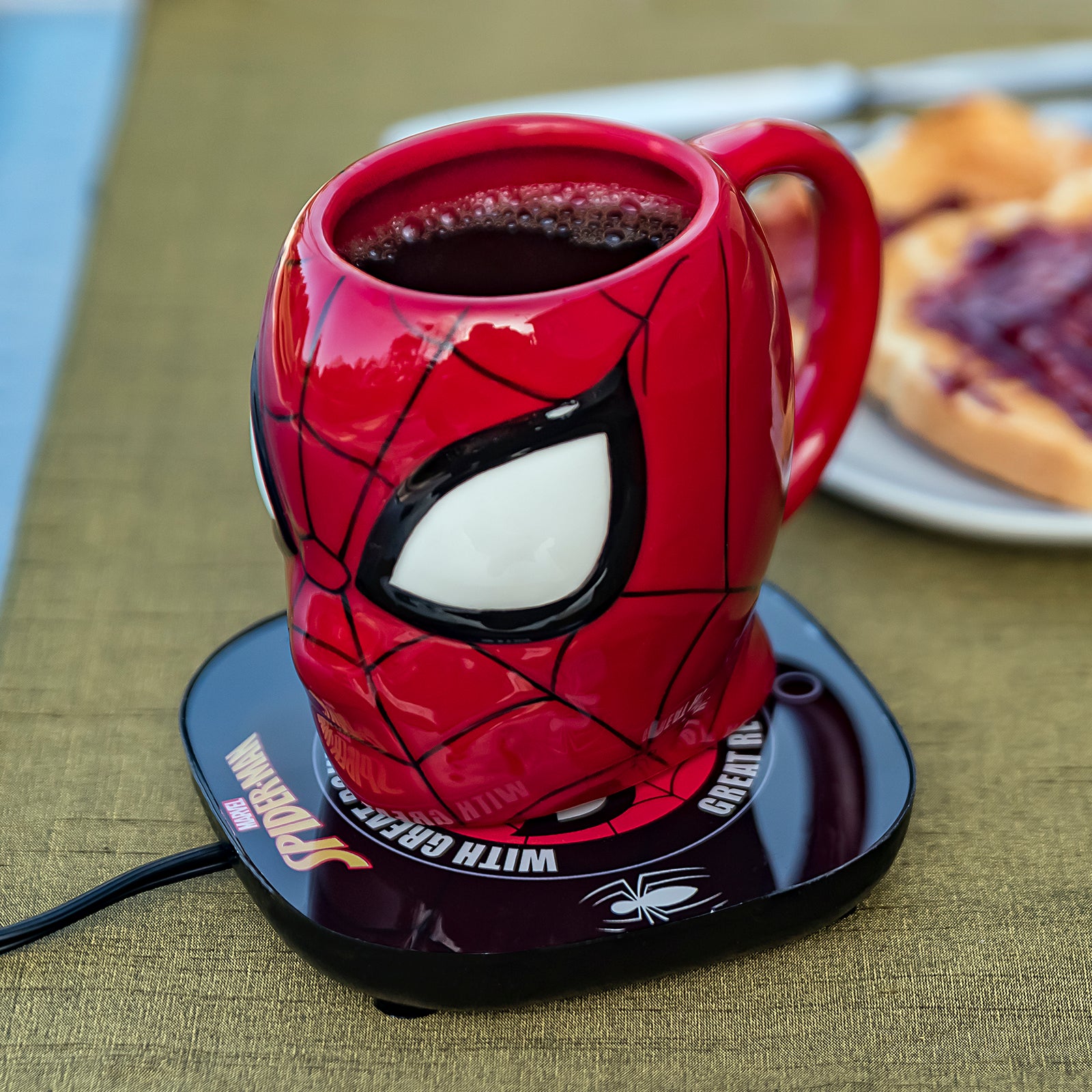 Uncanny Brands Marvel What If? Mug Warmer with Mug – Keeps Your