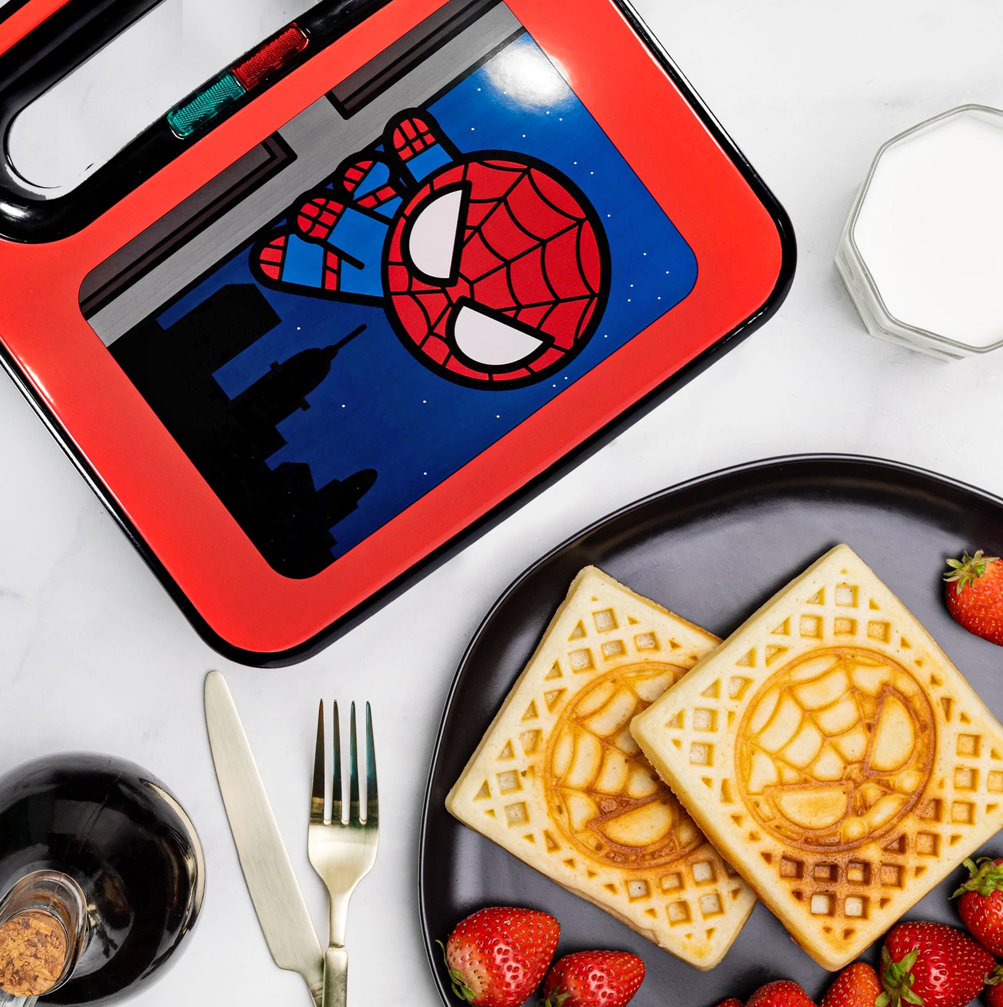 Uncanny Brands Marvel's Deadpool Waffle Maker
