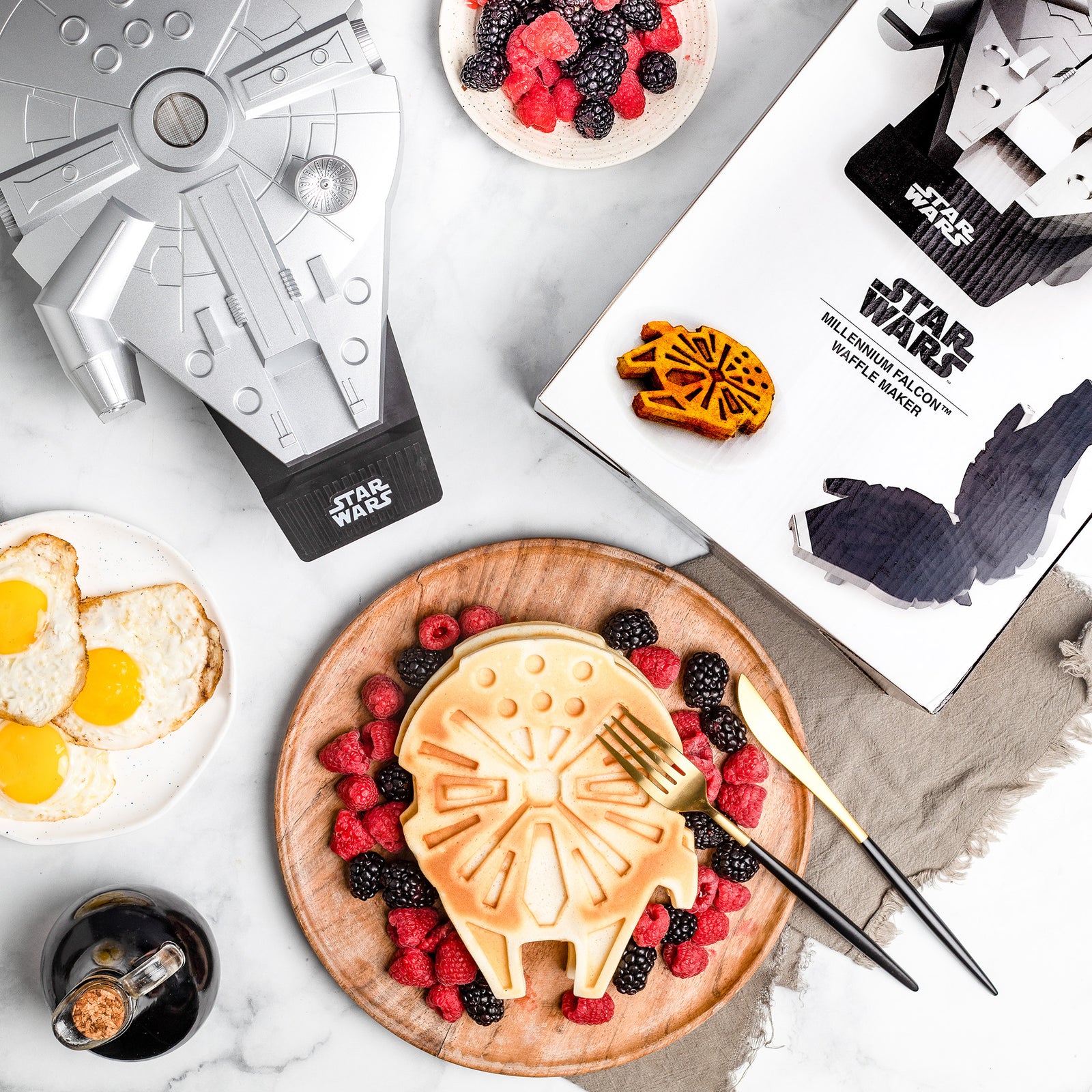 Star Wars The Mandalorian Double Waffle Maker