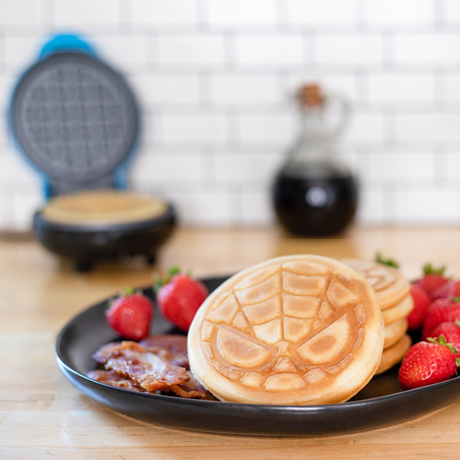 Sesame Street Cookie Monster Mini Waffle Maker - Uncanny Brands