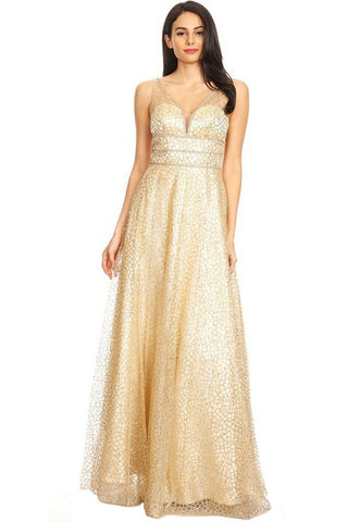Formal Dress Shops FDSJ3075 Long Shiny Prom Dresses