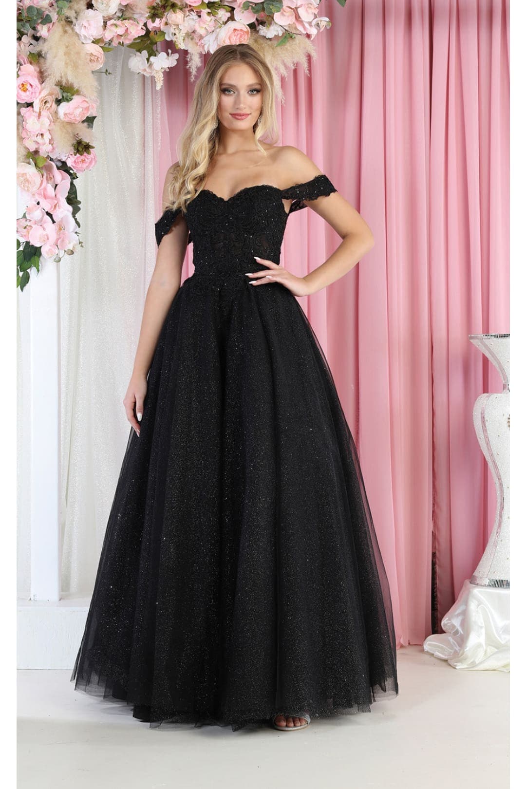 Layla K LK194 Sleeveless Embroidered Quince Ball Gown