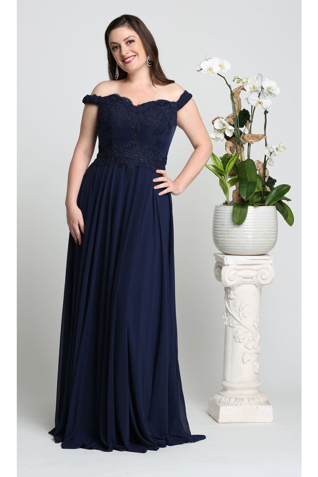 Off Shoulder Bridesmaids Dress