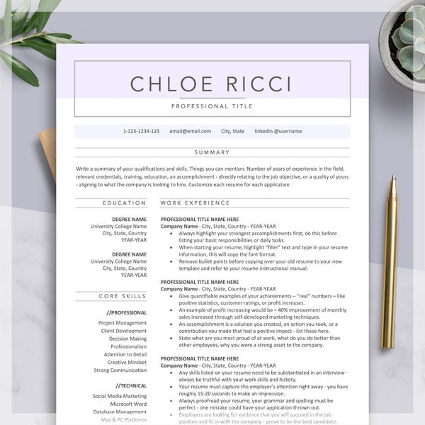 Beautiful Digital Resumes Download Instantly | The Art of Resume
