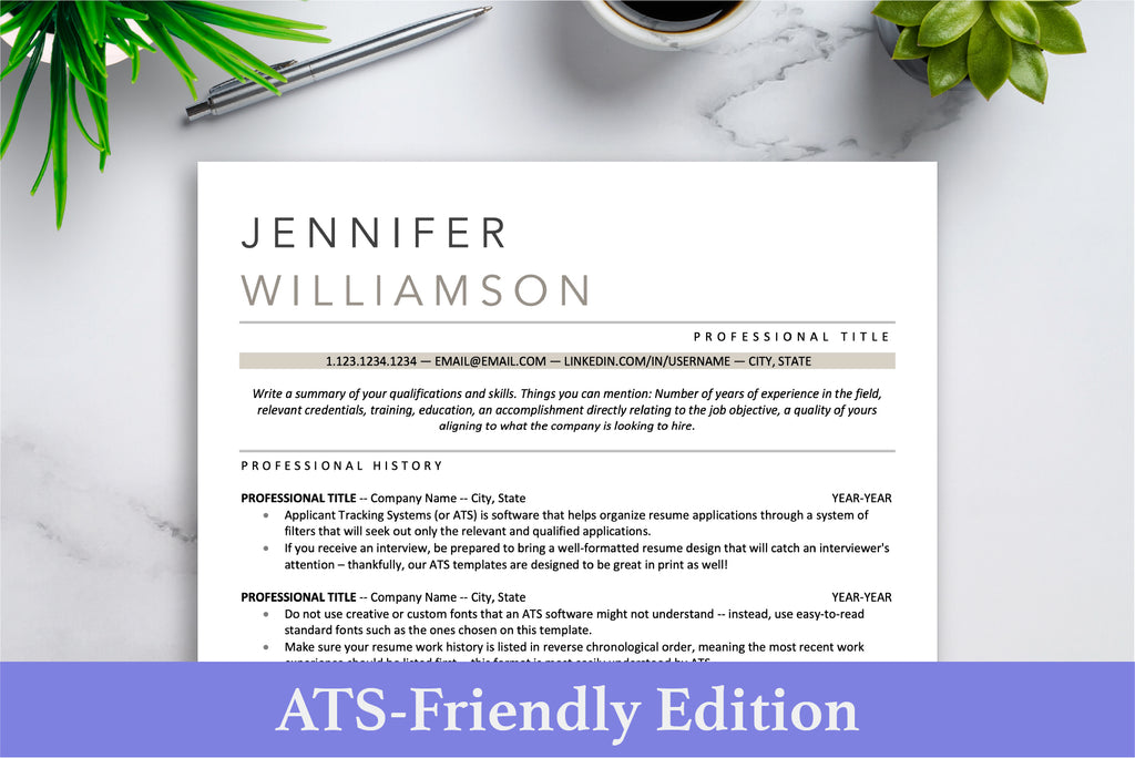 ATS Friendly Resume Templates