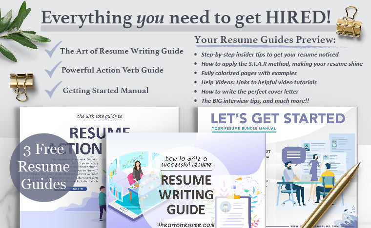 The Art of Resume | Three Resume Guides