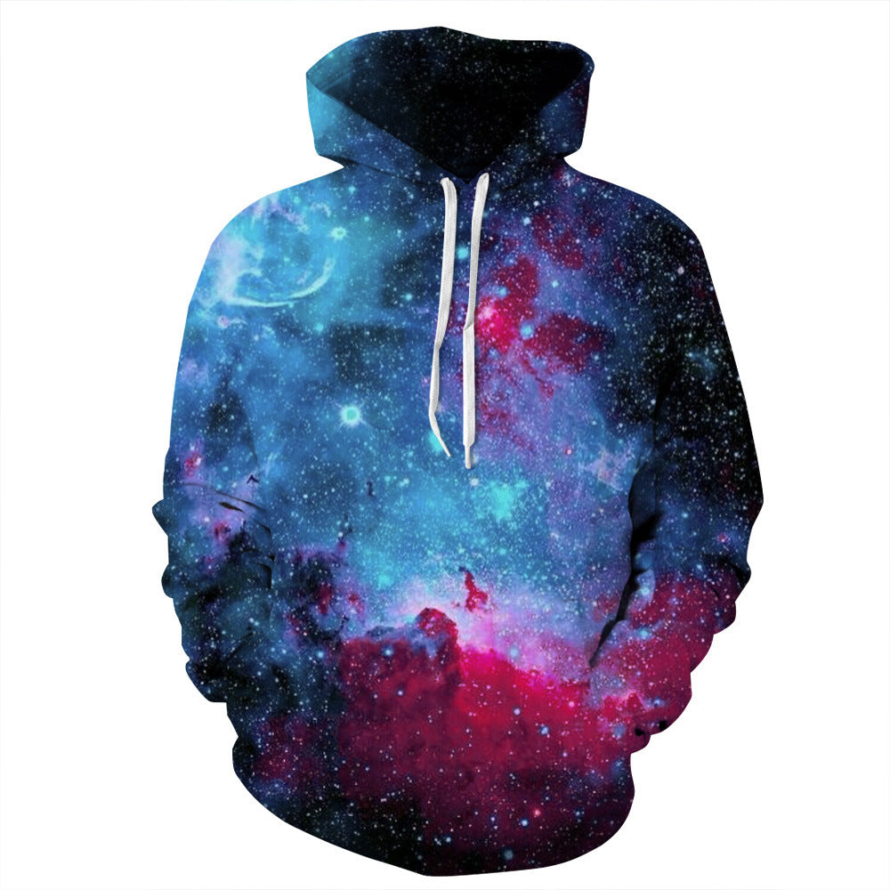 3D Galaxy Hoodie Unisex Casual Sweatshirt Hoodie