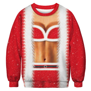 crop top christmas sweater
