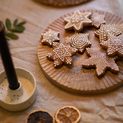 Christmas baking and St. Eval candles