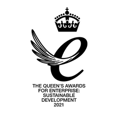 Queens Award for Enterprise in Sustainable Development Winner 2021