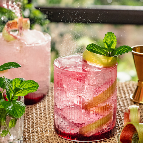 Rhubarb Spritz Drink