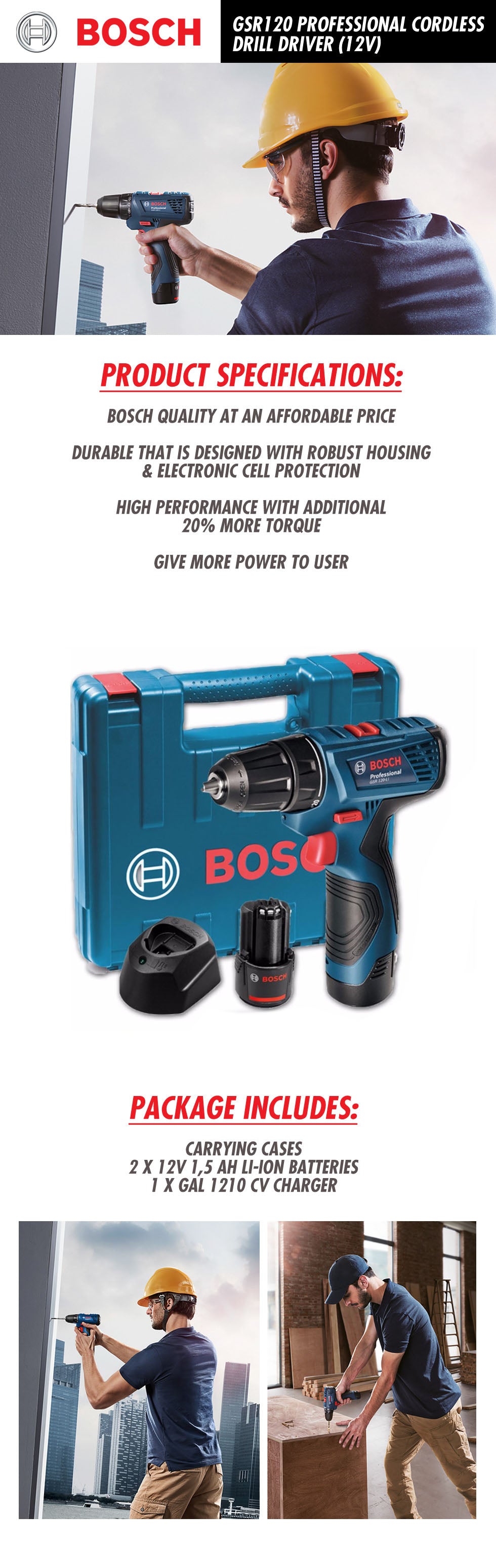 Bosch Drill Description