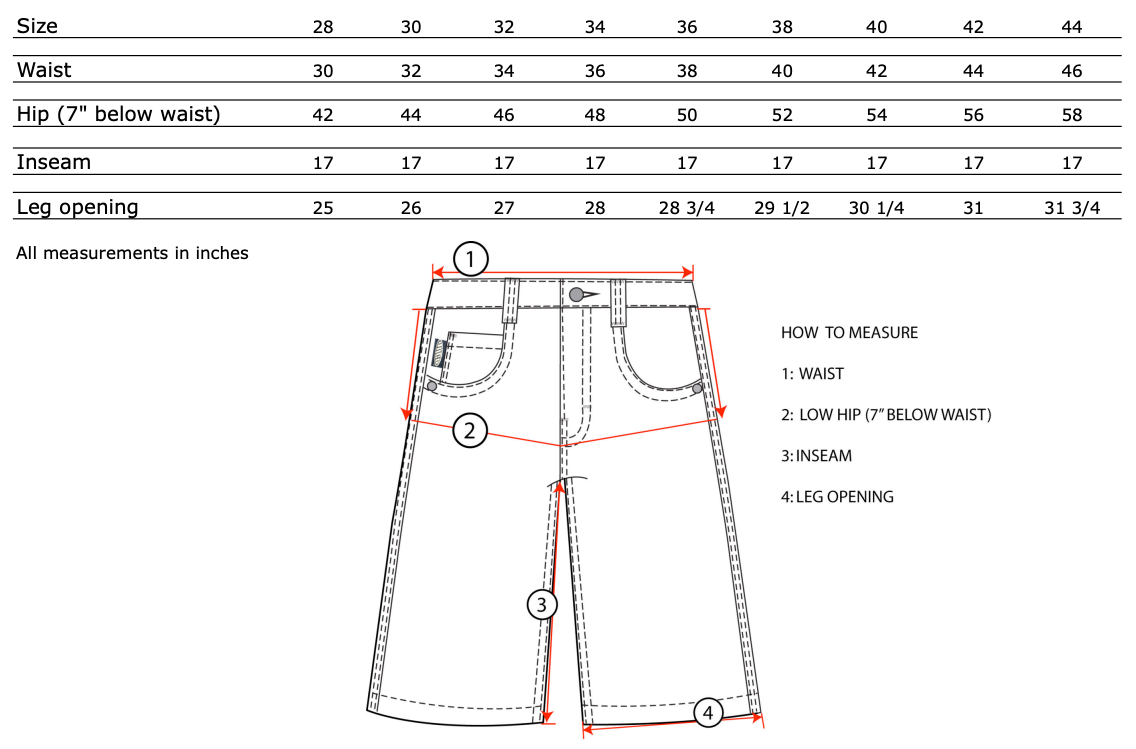 Wide Load Shorts. 17" Inseam. Dark Stone. JNCO Los Angeles