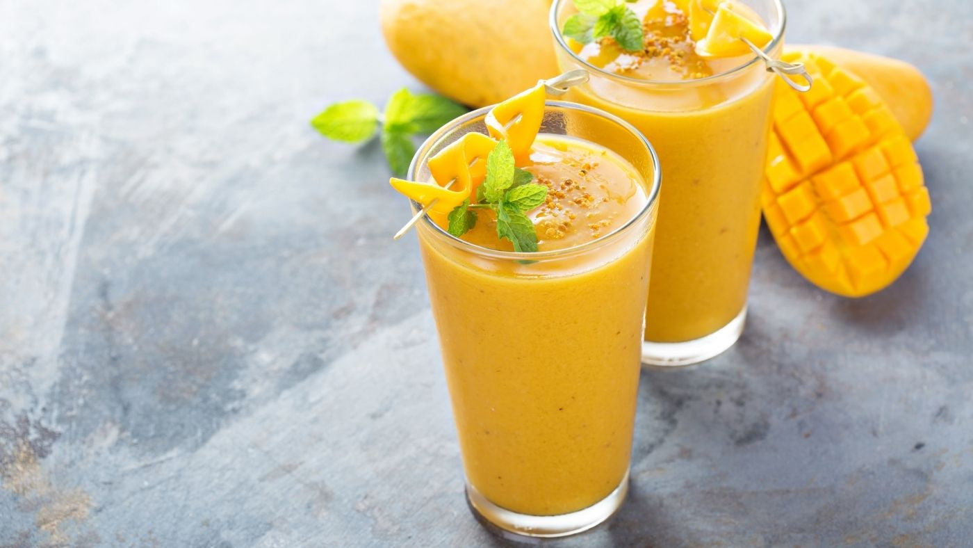 Tropical Mango & Bee Pollen Smoothie - abeeco