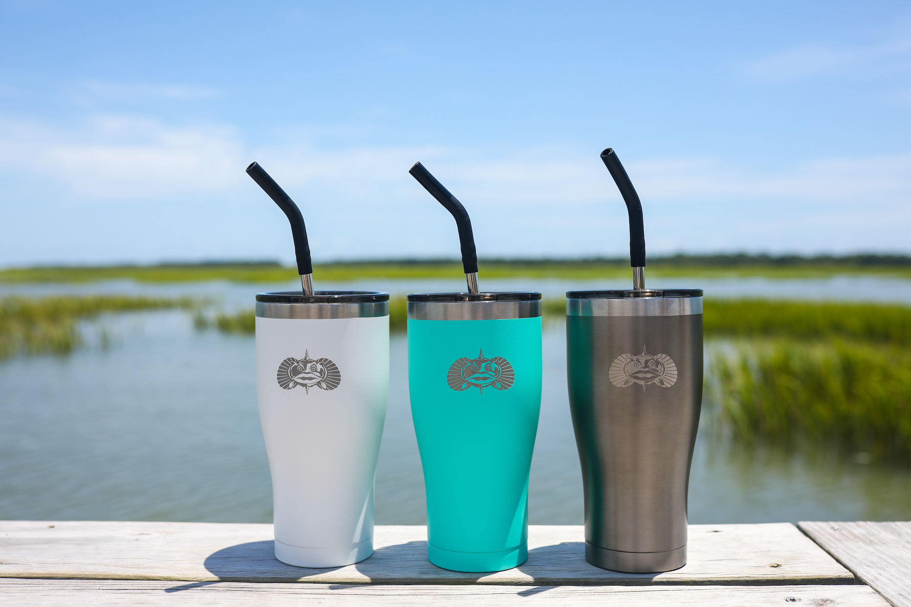 Recycled Steel Straws, Tumblers and Straw Sets