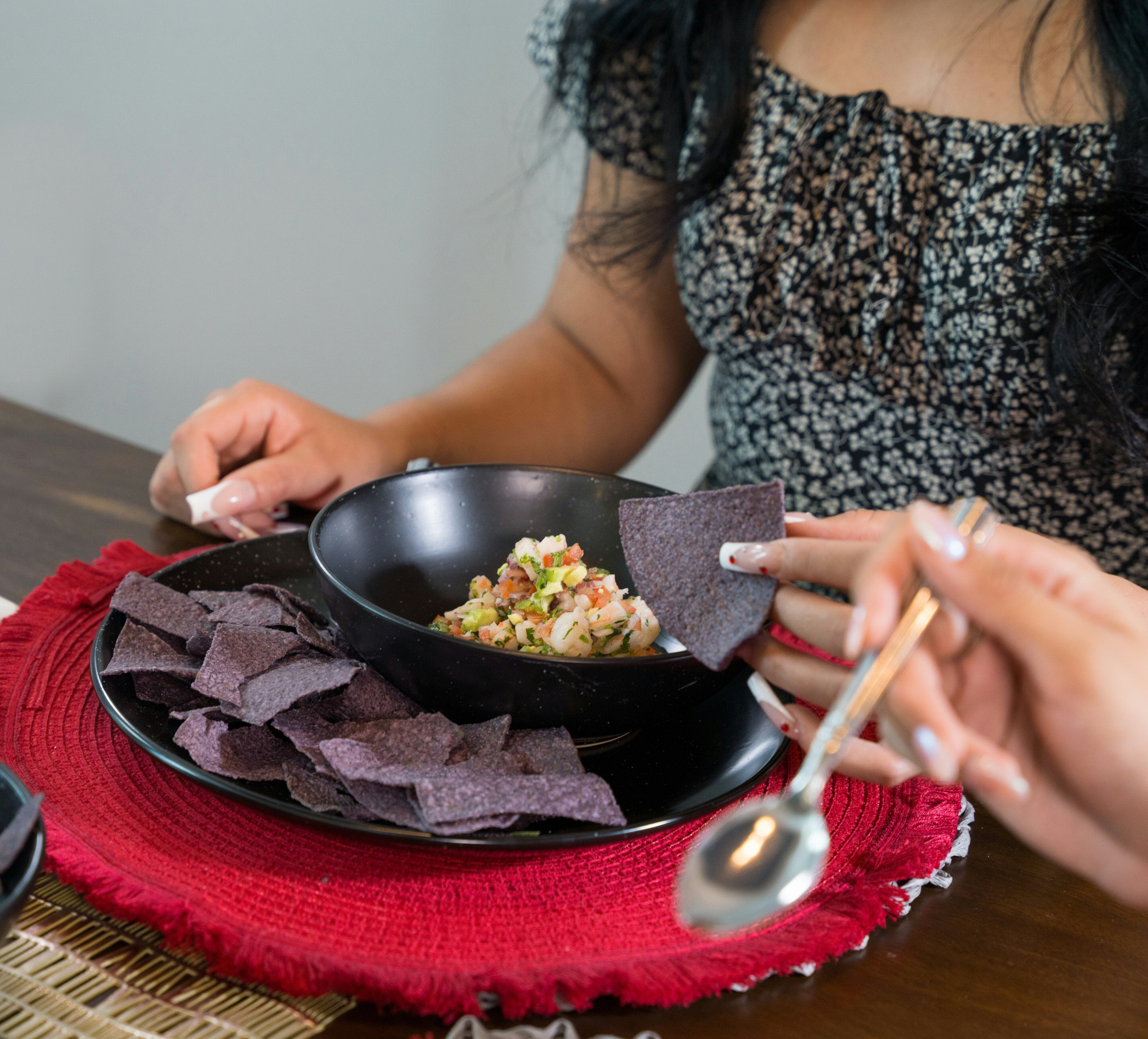 fresh bowl of ceviche