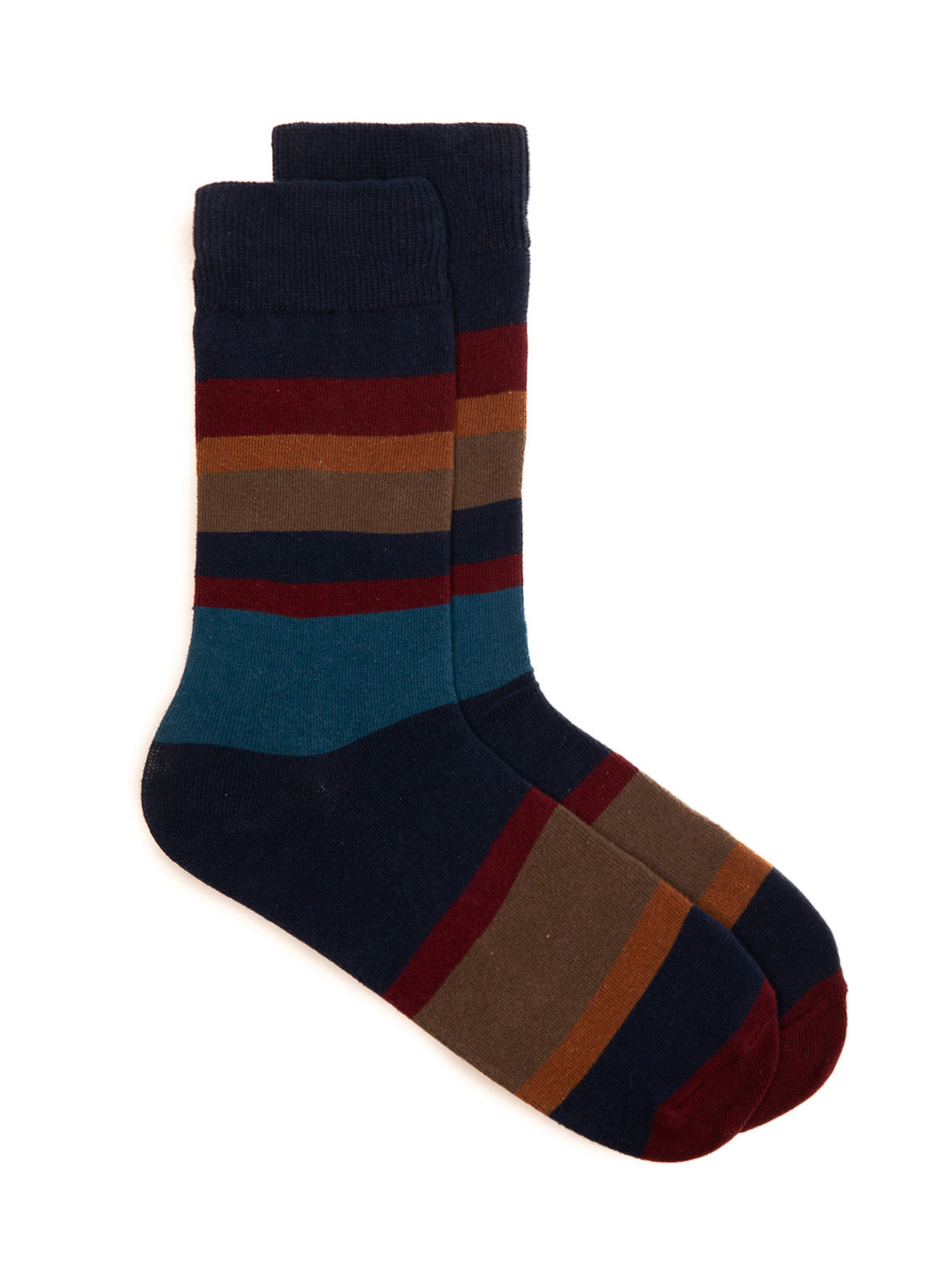 Striped Print Beige Socks for men - Anthony of London