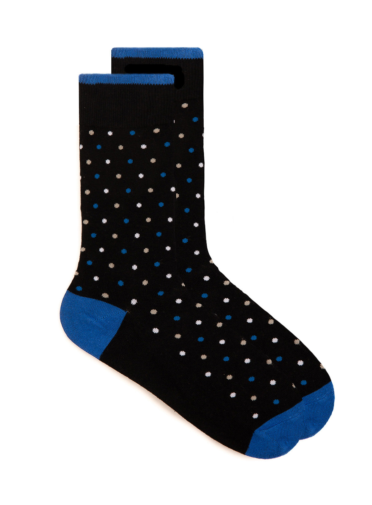 Multi Print Black Socks for men - Anthony of London