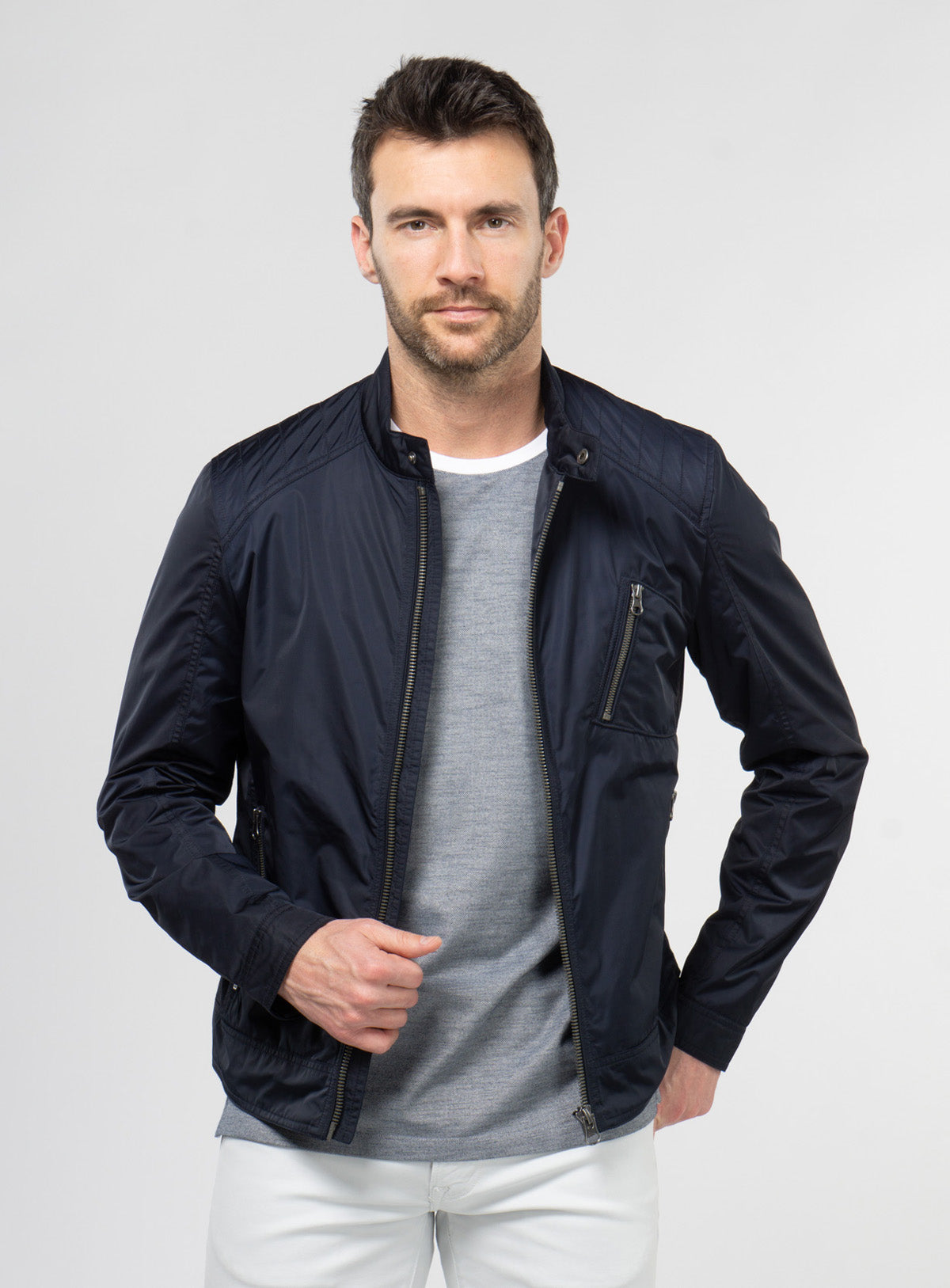 Light Navy Jacket for men - Anthony of London