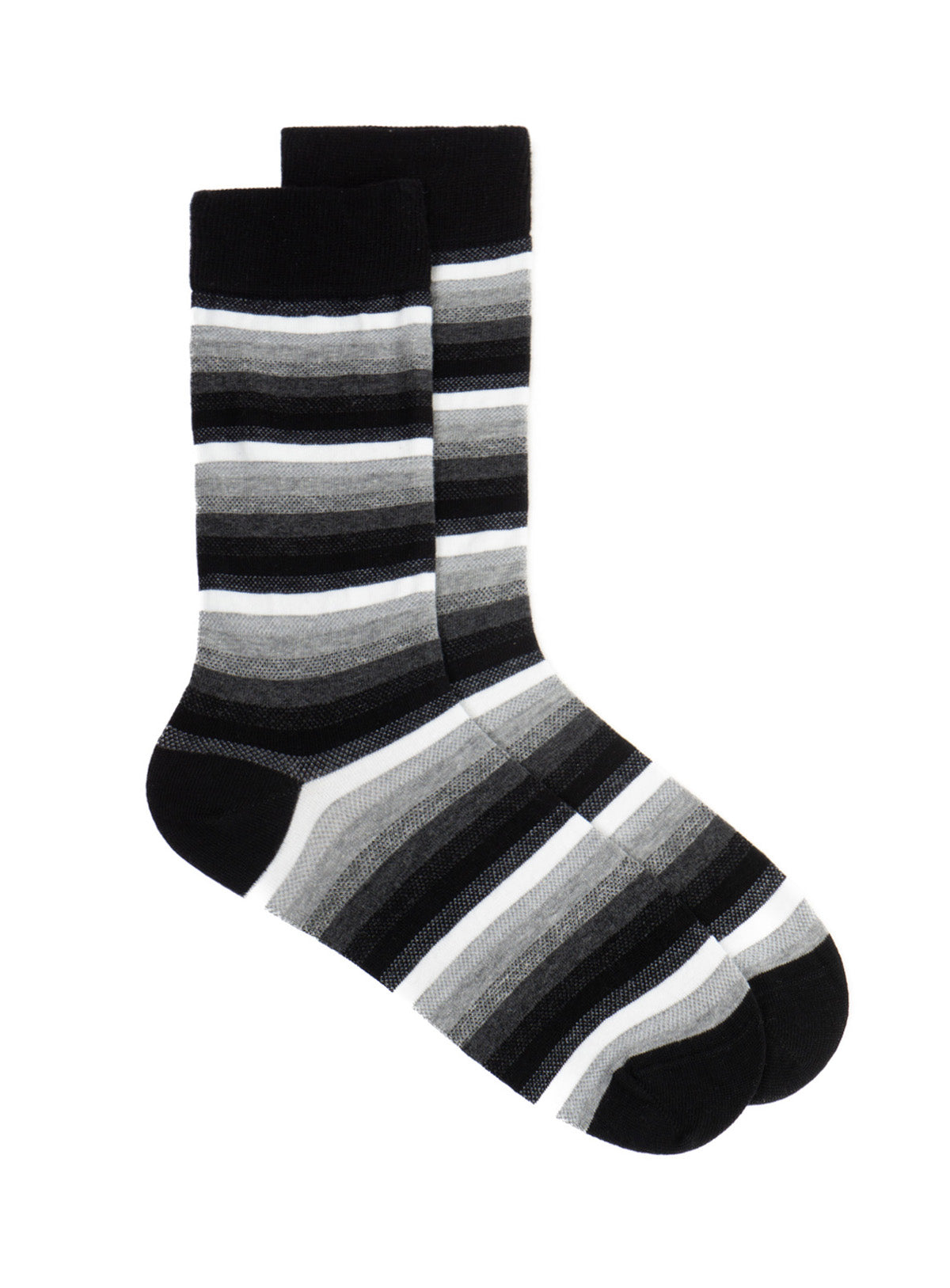 Striped Black Socks for men - Anthony of London