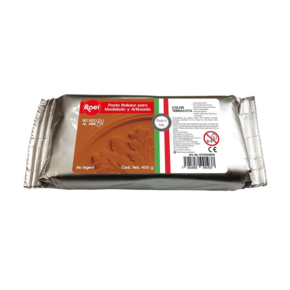 GENERICO Pasta Para Modelar Masa Das Secado En Frío Terracota 500