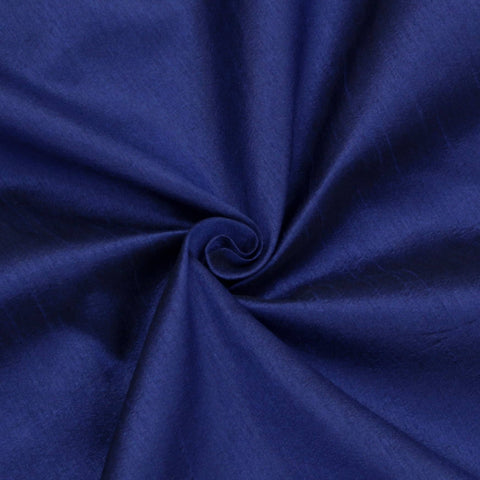 Royal Blue Art Silk / Faux Silk Fabric By The Yard