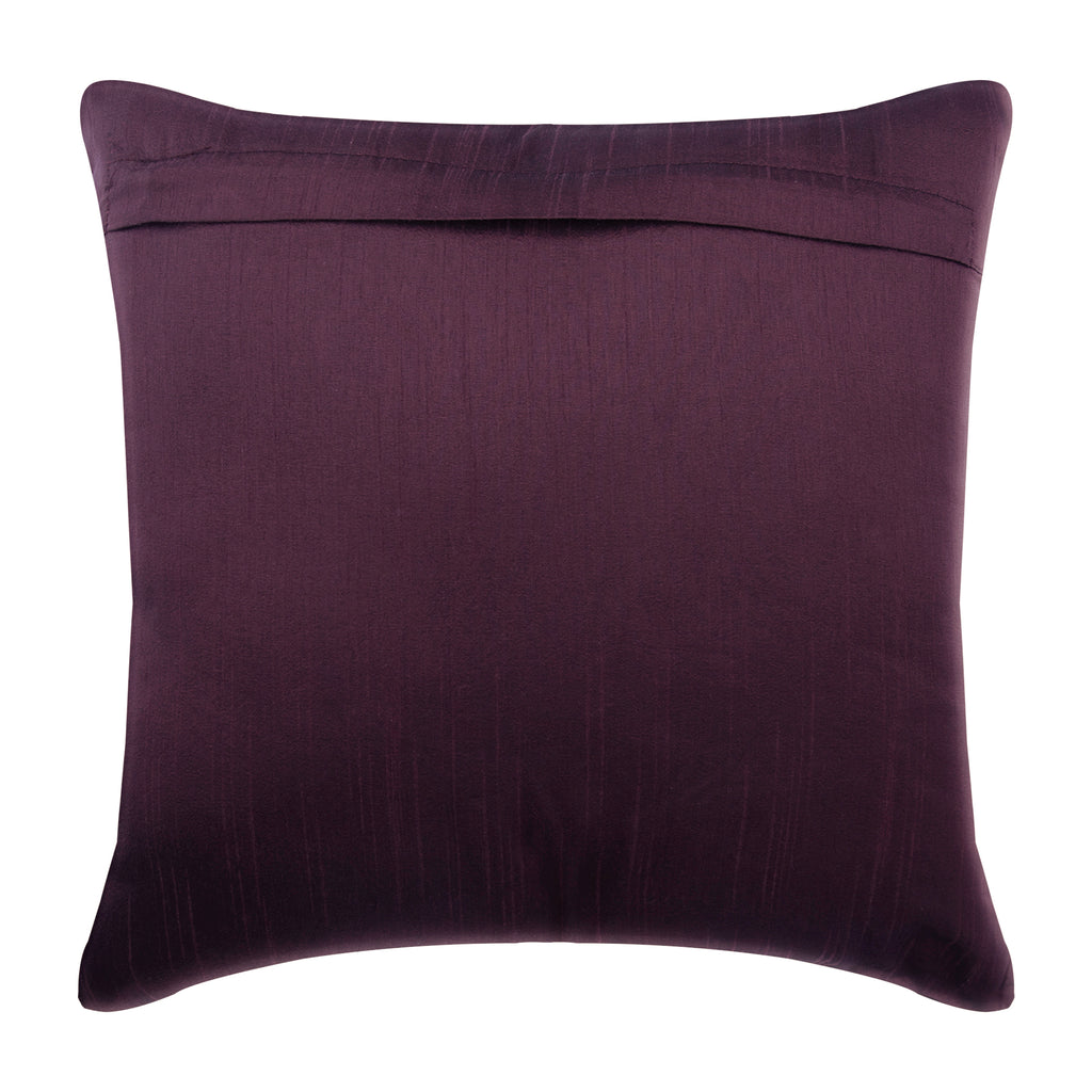 Plum Art Silk Throw Pillow Cover, Plum Waves – The HomeCentric