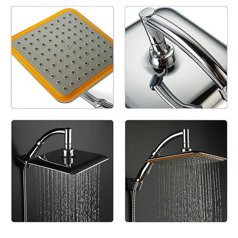 360° Swivel 9-Inch Rainfall Shower Head