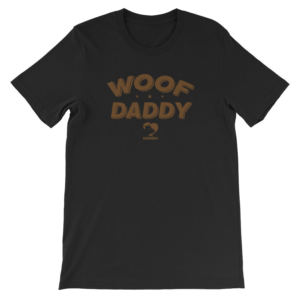 WOOF DADDY T-Shirt (brown font) – BEARWORTH