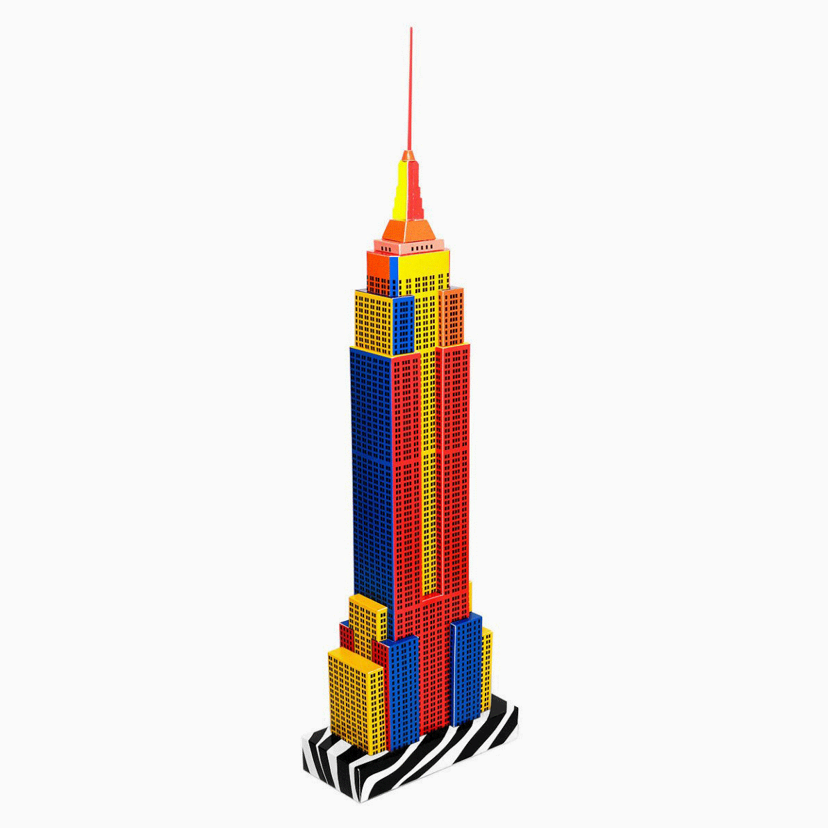 New York Skyscraper Beginner Level Paper Model Building Kit