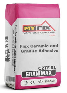 C2te S1 Flex Wall Floor Tile Adhesive Grey And White Colour