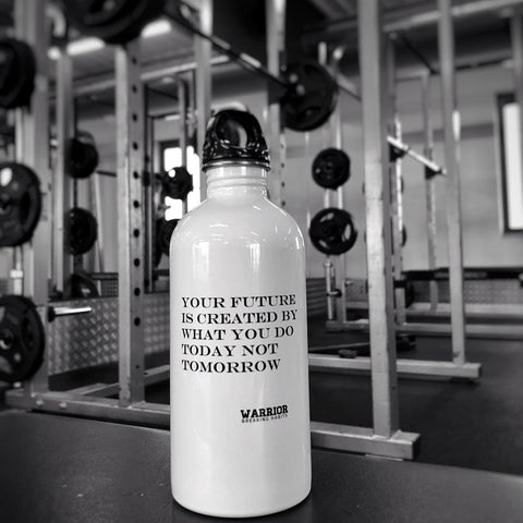 Stainless Steel Water Bottle with Motivational Quote