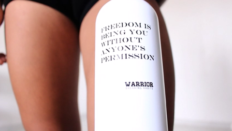 Stainless Steel Water Bottle with Inspirational Quote