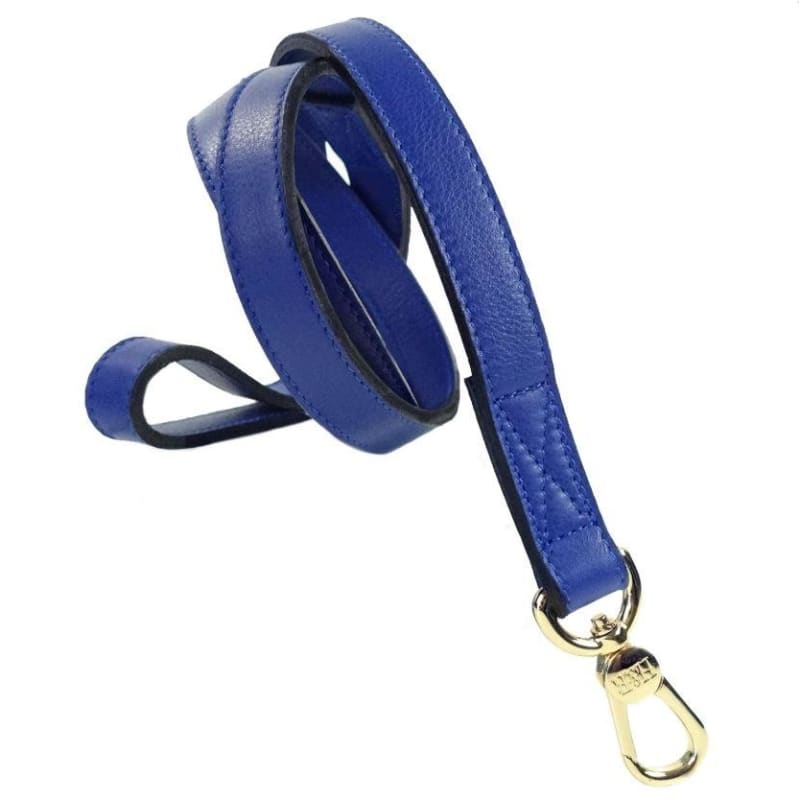 Horse & Hound Italian Leather Dog Collar in Cobalt Blue – Ruff Houzin