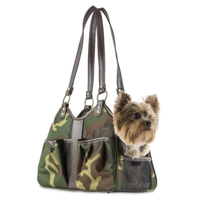 Petote Metro Couture Dog Carrier - Bronze Ostrich With Tassel – PupLife Dog  Supplies