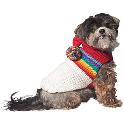 Vintage Ski Hooded Dog Sweater clothes for small dogs, cute dog apparel, cute dog clothes, dog apparel, dog hoodies
