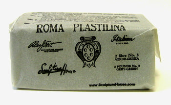 Roma Plastilina Gray-Green Soft 2lb