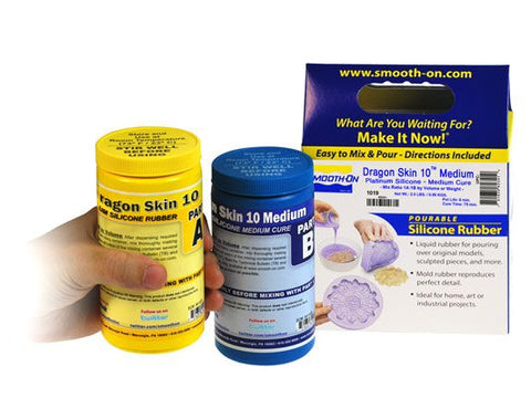 Smooth-On Dragon Skin 10 Medium - Platinum Cure Silicone - 2 Pint Kit